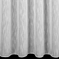 Tkanina firanowa, matowa, półprzezroczysta, z efektem deszczyku