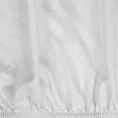 Prześcieradło z gumką 180x200 cm z satyny bawełnianej kolor biały 125 g/m2 DINA Diva Line