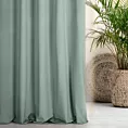 Zasłona szyta na taśmie 5 cm jasnomiętowa z miękkiej półmatowej tkaniny welwetowej