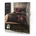 Pościel 220x200 cm z bawełny, makosatyny kolor czarny, czerwony z designerskim wzorem ASTRAL Eva Minge