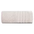 Ręcznik kąpielowy 50x90 cm bawełniany kolor pudrowy róż w stylu boho z frędzlami 500 g/m2 MIRENA