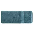 Ręcznik kąpielowy 50x90 cm bawełniany kolor ciemnoniebieski z bordiurą w paseczki 450 g/m2 TAYLOR Ella Line