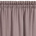 Zasłona pudrowy róż zaciemniająca o strukturalnym wzorze 130x300 cm taśma - CARLO