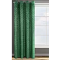 Zasłona welwetowa, zielona wytłaczana 40x250 cm przelotka - ELLEN - Design 91