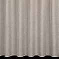 Tkanina firanowa, matowa  o naturalnym splocie wykończona obciążnikiem