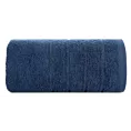 Ręcznik do rąk 30x50 cm bawełniany kolor granatowy z lśniącymi paseczkami 500 g/m2 DALI