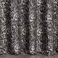 Tkanina zasłonowa grubsza,  szenilowa z ornamentowym wzorem