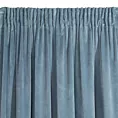 Zasłona niebieska z ekskluzywnego aksamitnego welwetu 290 g/m2 140x270 cm taśma - RIA - Diva Line