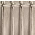 Zasłona beżowa z welwetowej tkaniny 80x270 cm (wymiar podany na gotowo) system flex - MELANIE