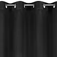 Zasłona czarna z gładkiej tkaniny zaciemniającej typu - BLACKOUT 135x250 cm przelotka - PARISA - Design 91