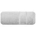 Ręcznik kąpielowy 70x140 cm bawełniany kolor stalowy z welwetową bordiurą 500 g/m2 MARI