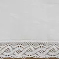 Bieżnik na stół 40x140 cm biały zdobiony koronką - SUSAN