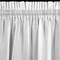 Firana biała o strukturze deszczyku 140x270 cm taśma ANNA