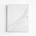 Prześcieradło z gumką 100x200 cm z mikrowłókna kolor biały 90 g/m2 SOFT Design 91