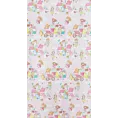 Dekoracja okienna różowa do pokoju dziecięcego z etaminy z nadrukiem z elfami 140x250 cm przelotka - POLLY