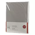 Prześcieradło z gumką 100x200 cm z mikrowłókna kolor jasnoszary 90 g/m2 SOFT Design 91
