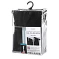 Zasłona czarna z welwetowej tkaniny 80x270 cm (wymiar podany na gotowo) system flex - MELANIE