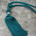 Dekoracyjny sznur do zasłon SUSANE upinacz z chwostem i drobnymi kryształkami