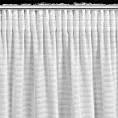 Zasłona biała zdobiona nicią szenilową z tkaniny szyfonowej 135x270 taśma - REINA - Eva Minge