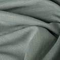 Zasłona szyta na taśmie 5 cm miętowa z miękkiej tkaniny o naturalnym splocie w stylu ekologicznym