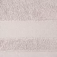 Ręcznik kąpielowy 50x90 cm bawełniany kolor pudrowy róż z ozdobną bordiurą 500 g/m2 NESSY