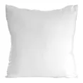 Poszewka na poduszkę 40x40 cm z satyny bawełnianej biała NOVA