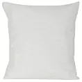 Poszewka na poduszkę 40x40 cm biała pikowana w geometryczny wzór techniką hot press BONI
