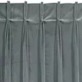 Zasłona gotowa INGRID z welwetu, imitacja FLEXA na szelkach