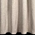 Zasłona beżowa z matowej tkaniny z efektem melanżu 140x250 cm przelotka - ADELINA
