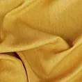 Zasłona szyta na taśmie 5 cm musztardowa z miękkiej tkaniny z efektem melanżu
