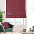 Roleta rzymska DORA - HIT bordowa z miękkiej tkaniny o welurowej strukturze