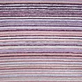 Koc bawełniany 200x220 cm różowo, wrzosowy ze strukturalnym wzorem 3D w pasy AMBER Design 91