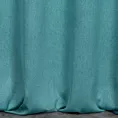 Zasłona ciemnoturkusowa zaciemniająca o strukturalnym wzorze 135x250 cm przelotka - CARLO