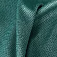 Zasłona turkusowa zaciemniająca o strukturze drobnej krateczki 140x250 cm przelotka - AMARO