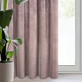 Zasłona pudrowo różowa z ekskluzywnego aksamitnego welwetu 290 g/m2 140x270 cm taśma VILLA