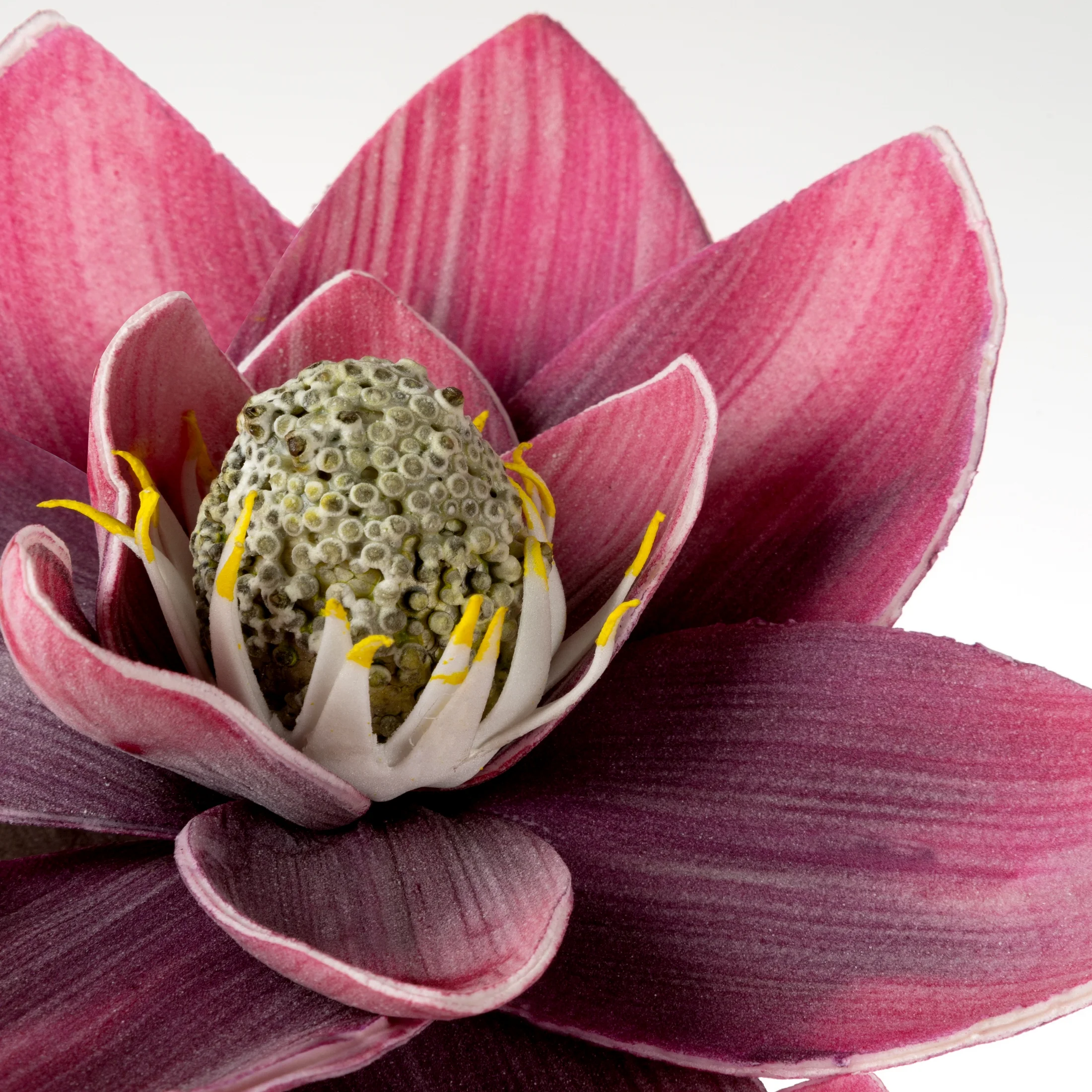 Kwiat sztuczny ciemnoróżowy z pianki foamiran 84 cm