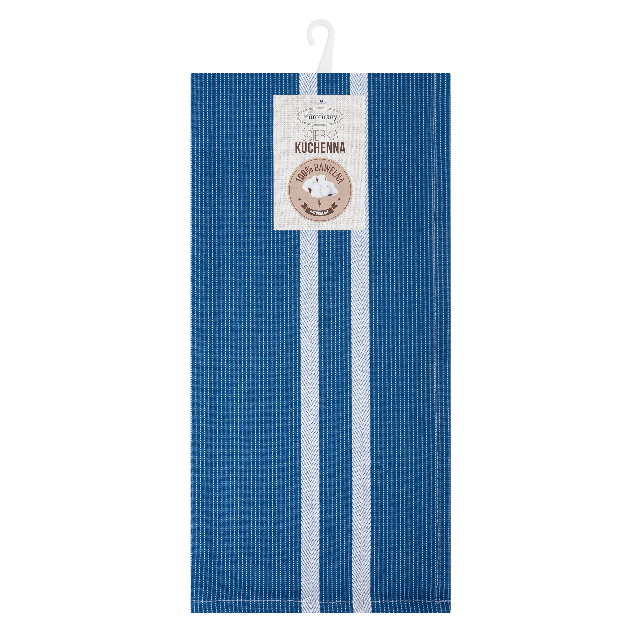 Ściereczka kuchenna 50x70 cm bawełniana kolor niebieski 200 g/m2 OLIVIA
