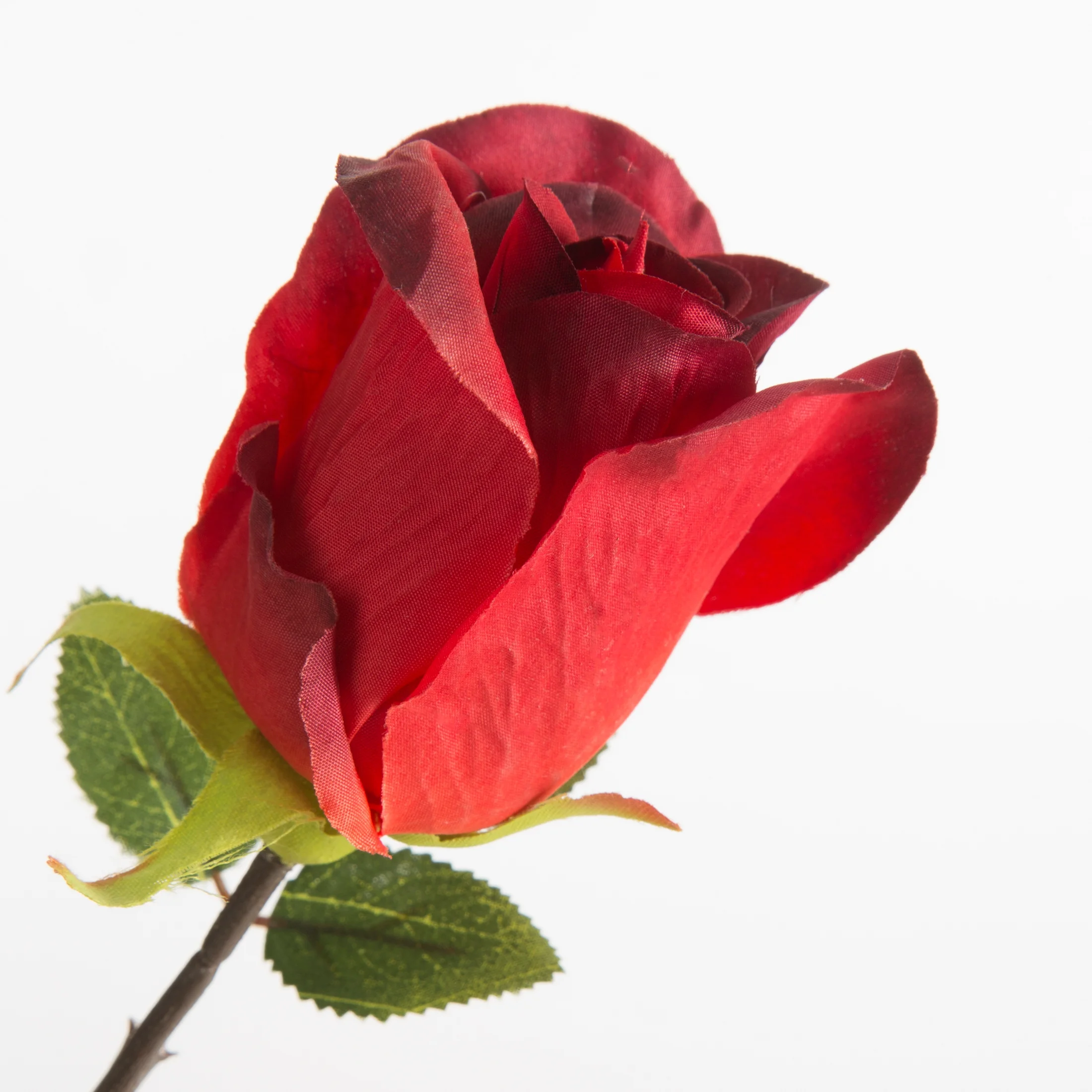 Kwiat sztuczny róża czerwona 53 cm