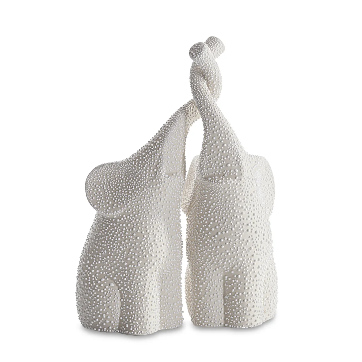 Słonie figurka ceramiczna RISO z efektem rosy | eurofirany