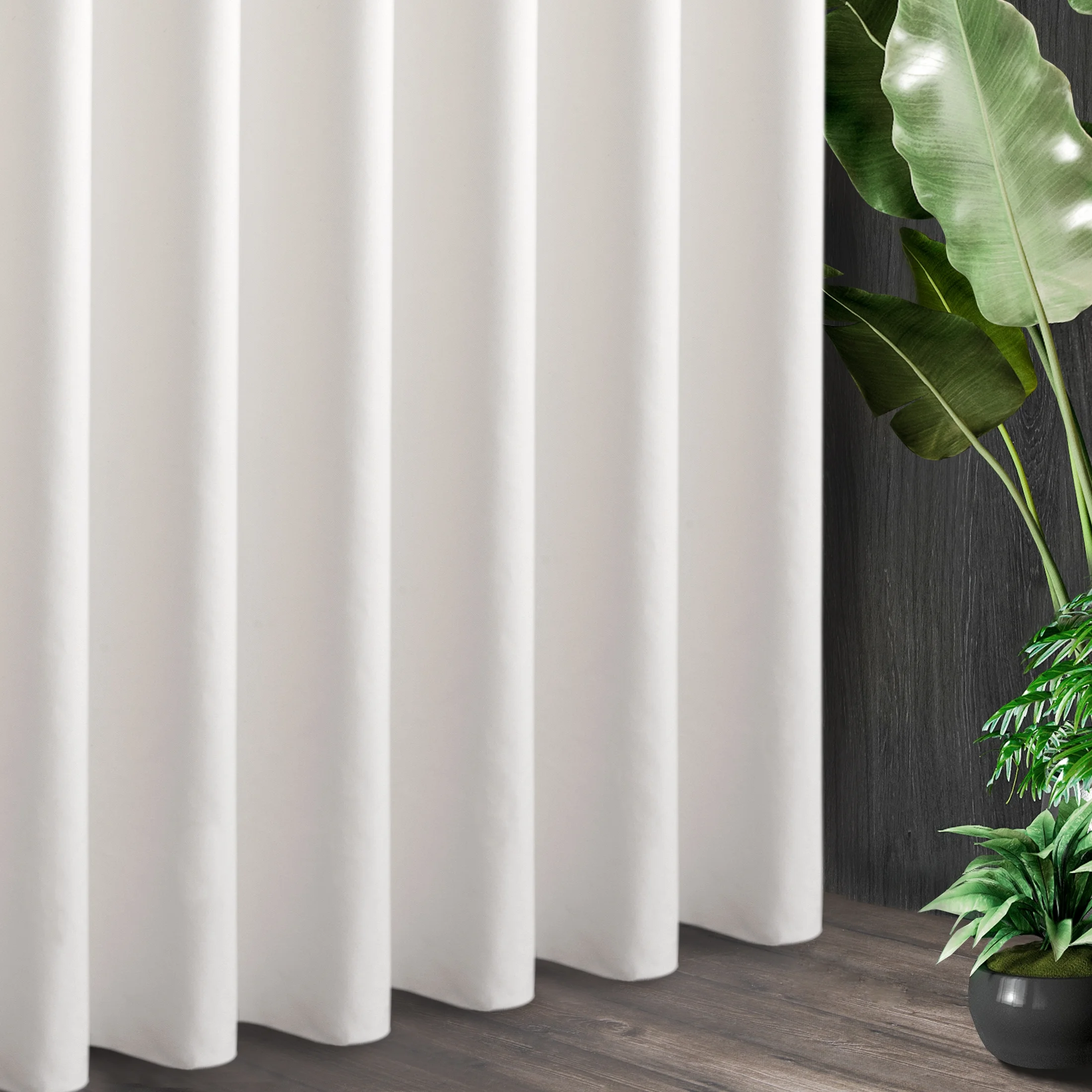 Tkanina gładka zasłonowa OUTDOOR obiciowa na zewnątrz pomieszczeń przystosowana do różnych warunków atmosferycznych