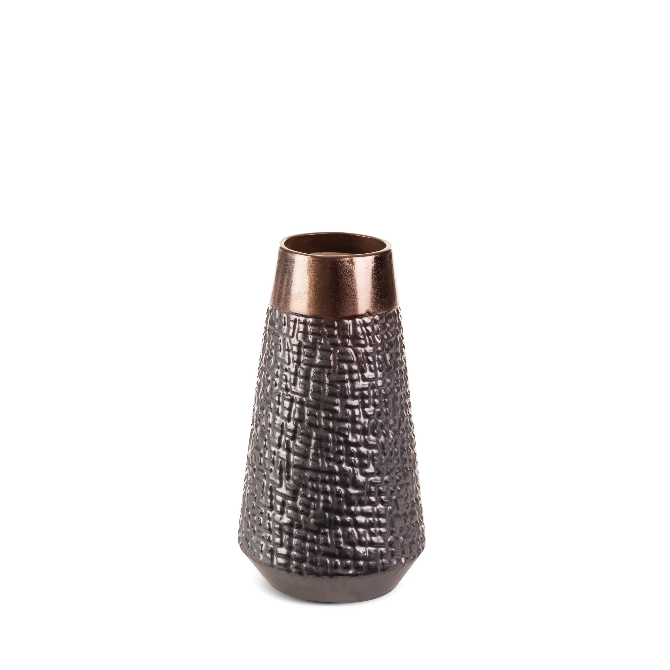 Wazon ceramiczny MORENA z wytłaczanym wzorem | eurofirany