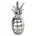 Figurka srebrna ananas średnica średnica 10x25 cm ESTEL