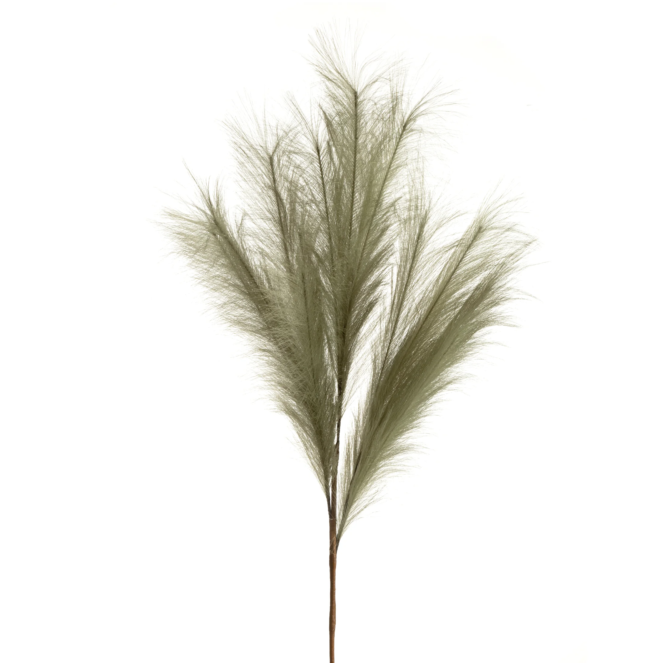 Kwiat sztuczny trawa pampasowa zielona 115 cm