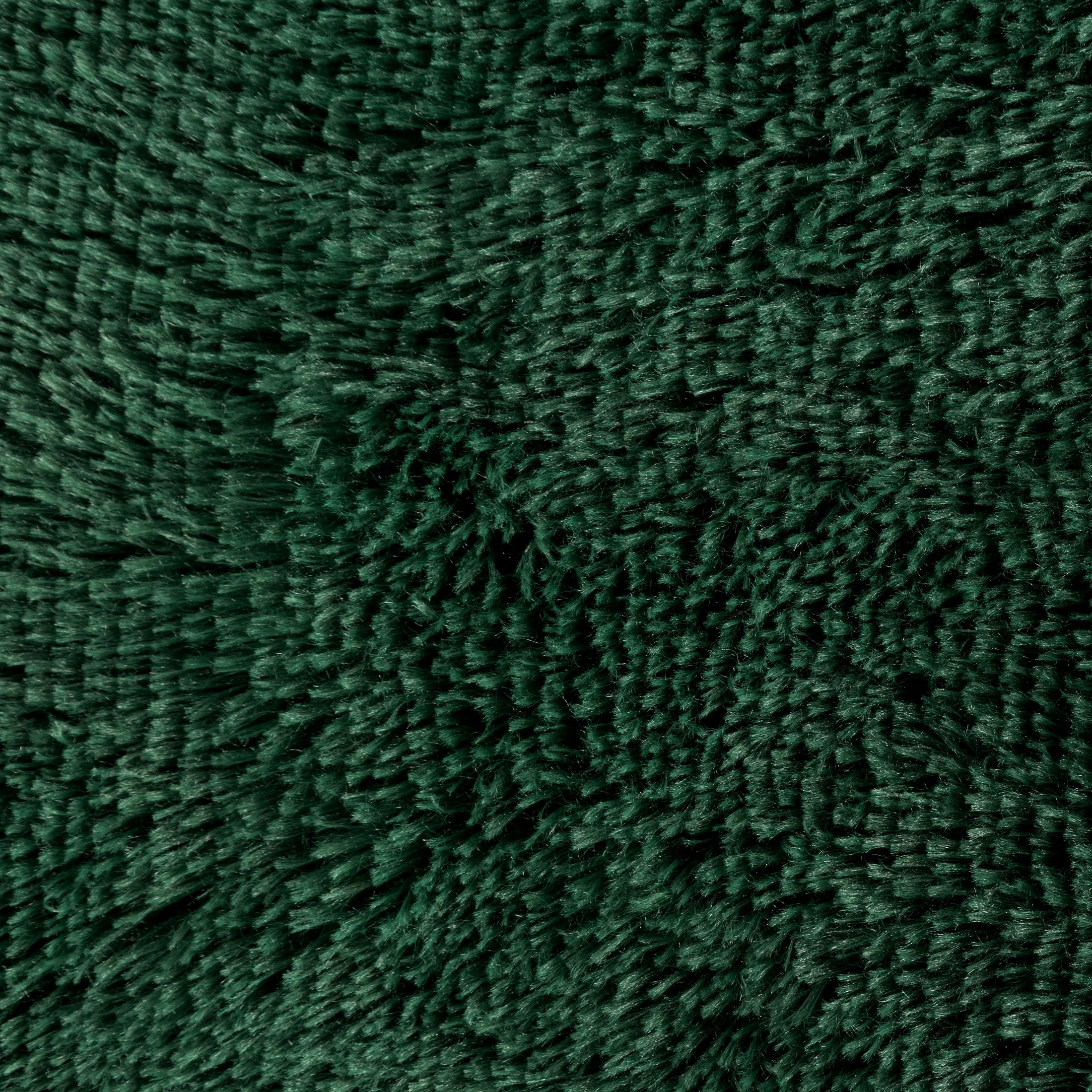 Narzuta na fotel-koc o strukturze miękkiego futra 70x160 cm ciemnozielona TIFFANY Design 91