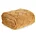 Koc flano 200x220 cm miodowy zdobiony wytłaczanym wzorem CARO Design 91