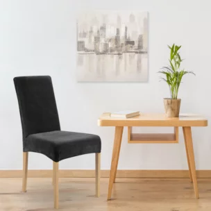 Pokrowiec na krzesło welwetowy nie wchłaniający wilgoci Design 91