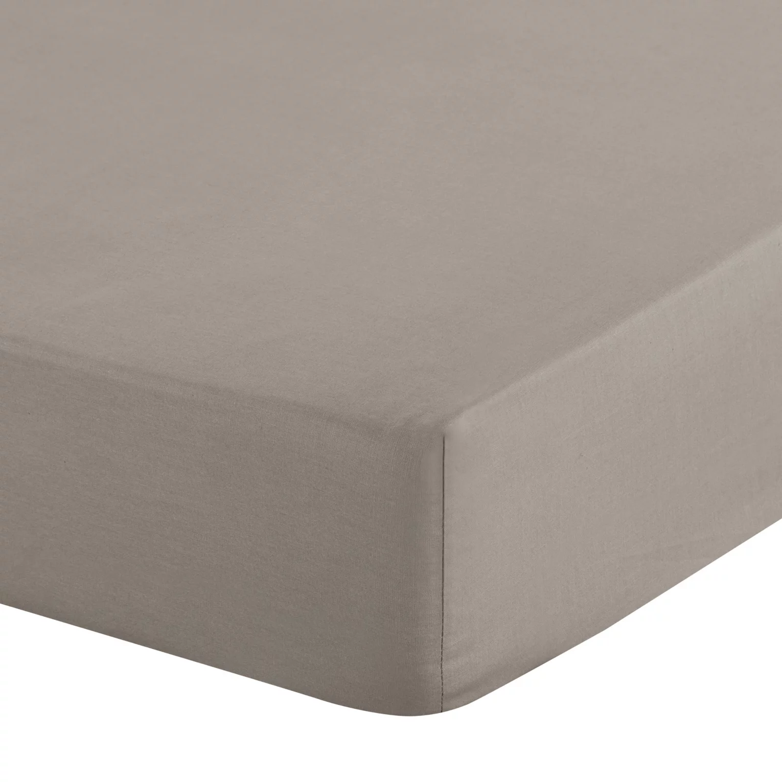 Prześcieradło z gumką 220x200 cm z mikrowłókna kolor jasnoszary 90 g/m2 SOFT Design 91