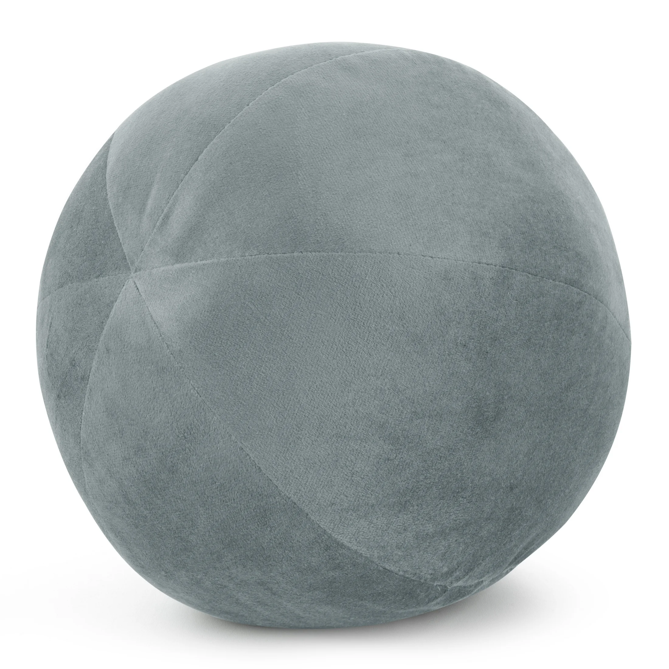 Poduszka dekoracyjna w formie kuli średnica 24 cm welwetowa morska GAJA