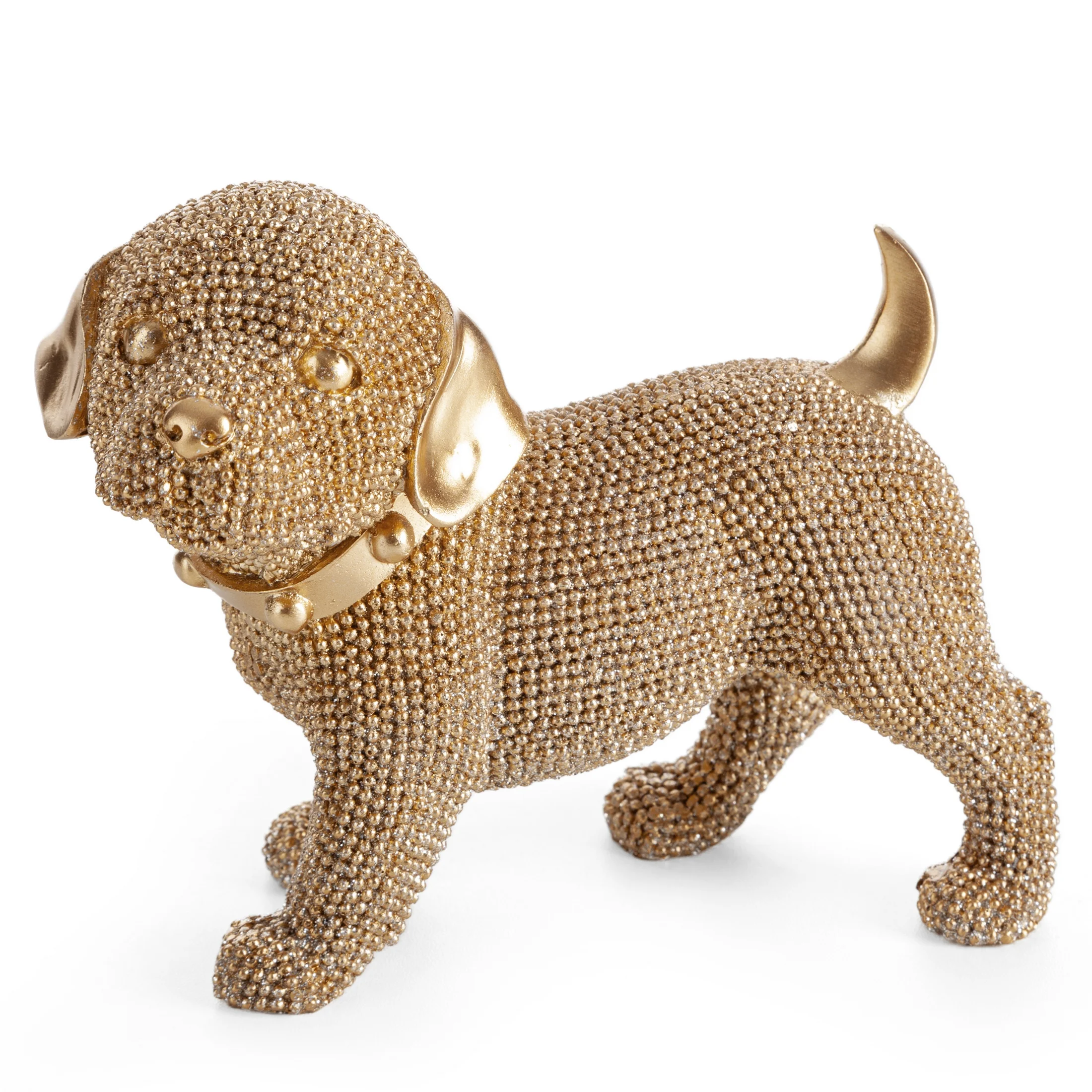 PIES - figurka dekoracyjna ELDO o drobnym strukturalnym wzorze | eurofirany