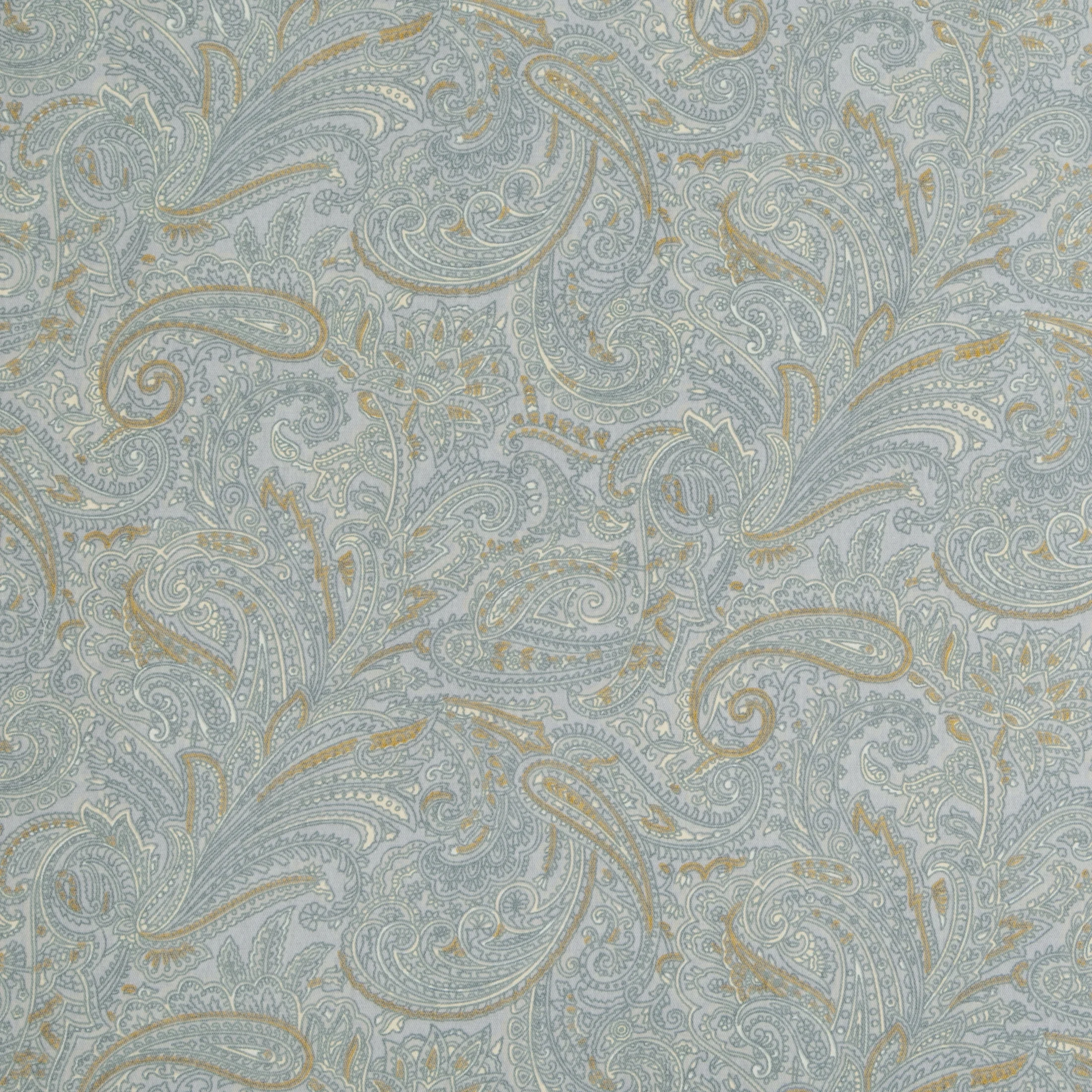 Dwustronna pościel bawełniana 160x200 cm komplet 3 częściowy kolor jasnoniebieski zdobiony ornamentem kolekcja JUBILE - DIVA 30